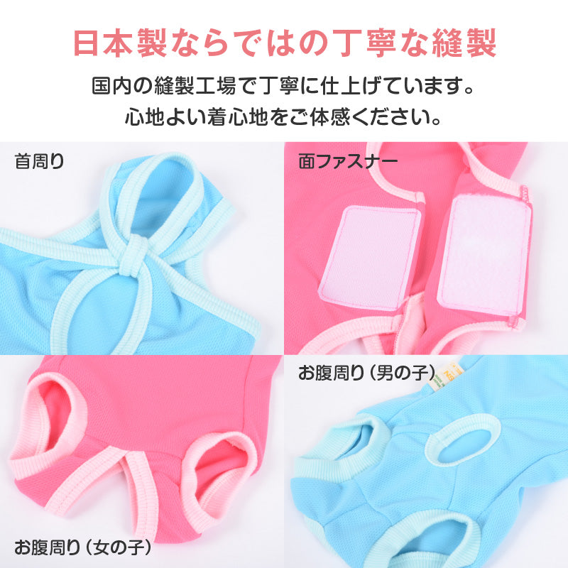 術後服(術後服エリザベスウエア®)(男用 / 臘腸狗・小型犬用 / 抗菌・除臭材質)