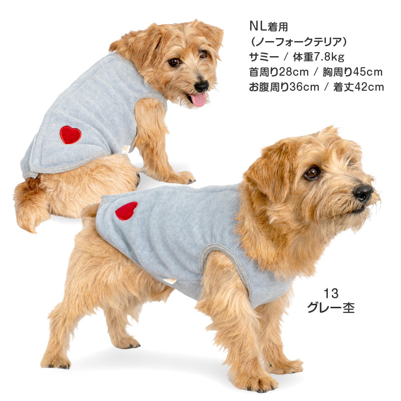 保暖Fleece刷毛睡衣(臘腸狗・小型犬用)