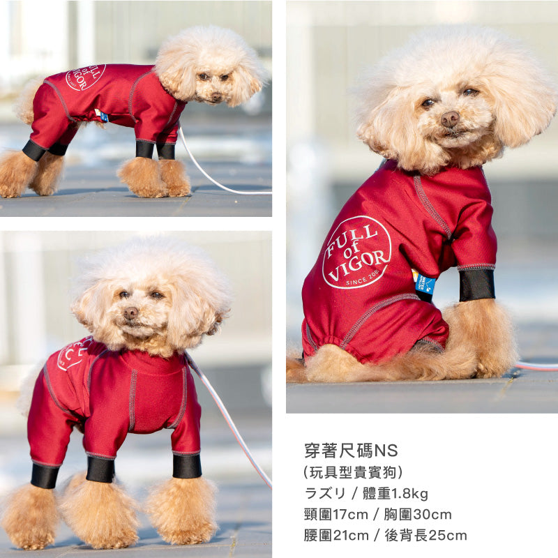 圓環LOGO印花防潑水Rash Guard(臘腸狗・小型犬用)