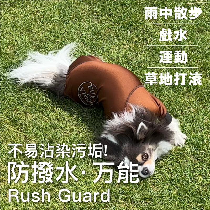 圓環LOGO印花防潑水Rash Guard(臘腸狗・小型犬用)