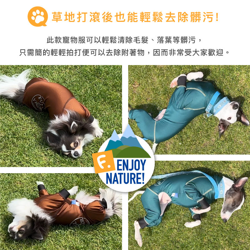 圓環LOGO印花防潑水Rash Guard(臘腸狗・小型犬用)