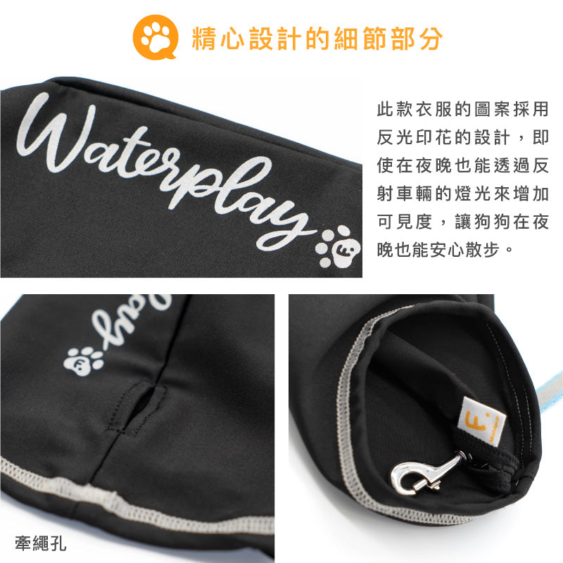 反光LOGO印花防潑水風雨兩用圍巾帽(臘腸狗·小型犬用)