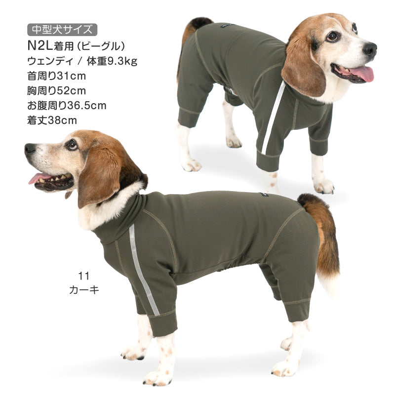 DOGPLAY®反光條內刷毛Rash Guard(大型犬用)