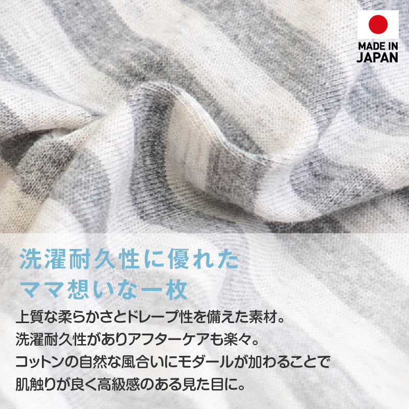 接觸涼感TENCEL MODAL纖維條紋天竺棉坦克背心(臘腸狗・小型犬用)