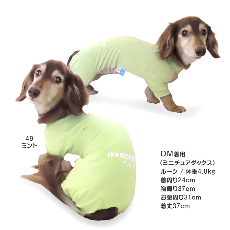 DOGPLAY®吸濕速乾防蚊Rash Guard(臘腸狗・小型犬用)