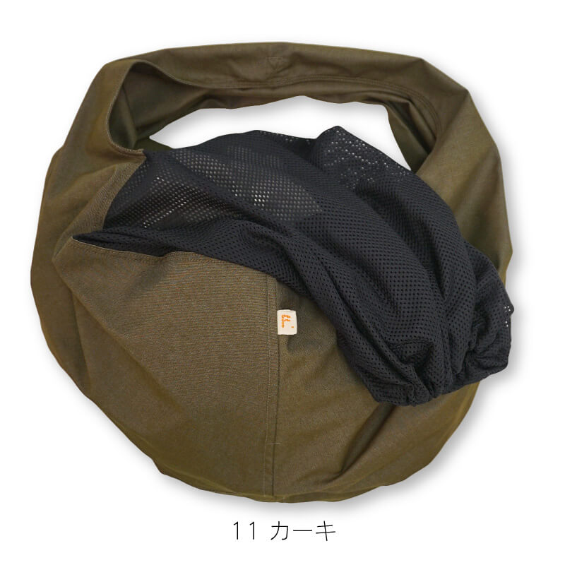 斜紋染色丹寧布束口款寵物背袋(Dog Sling/中型犬用)