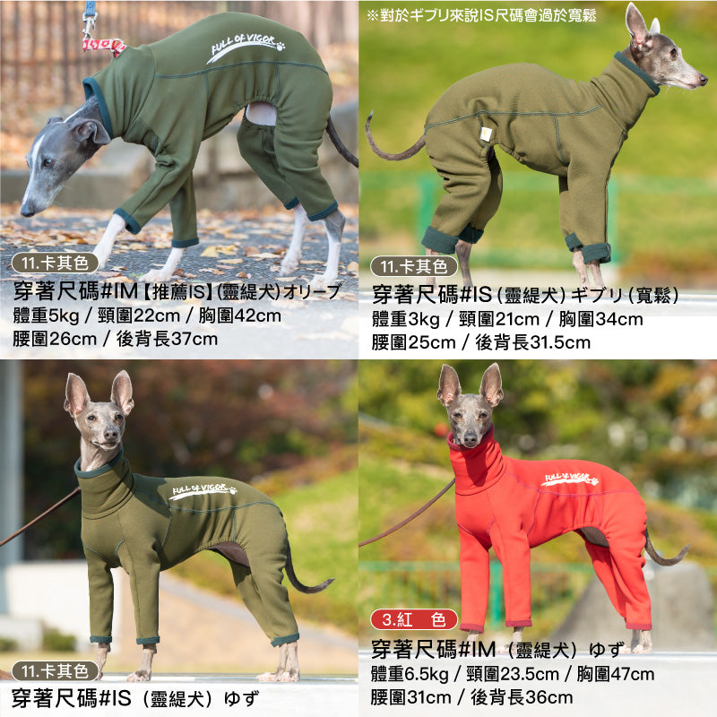 DOGPLAY®內刷毛Rash Guard (靈緹犬用)
