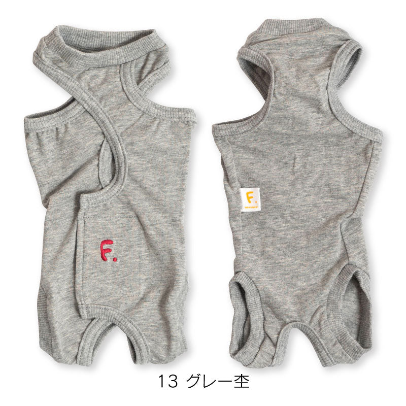 F.天竺棉術後服(術後服エリザベスウエア®)(女用 / 臘腸狗・小型犬用 / 彈性材質)