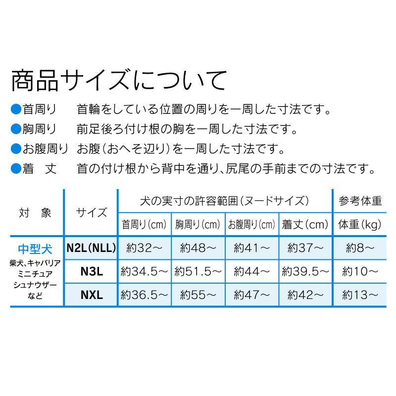 除臭機能介護服(介護服マナーガード®)(男女兼用 / 中型犬用 / 保潔&生理褲兼用)