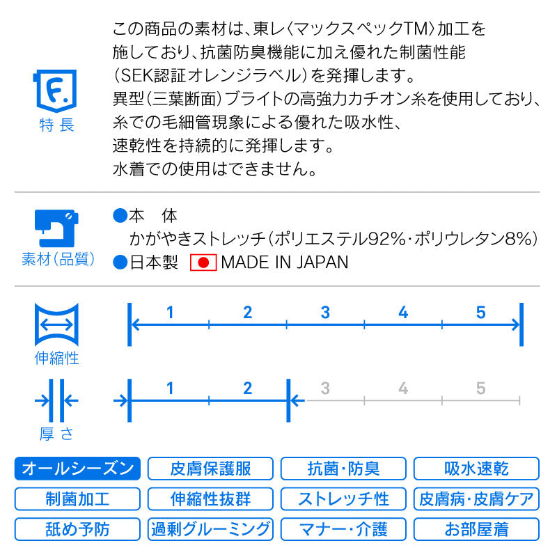 貓用抗菌・除臭機能皮膚保護服(皮膚保護服スキンウエア®)(男女兼用 / 猫用 / 抗菌・除臭材質)
