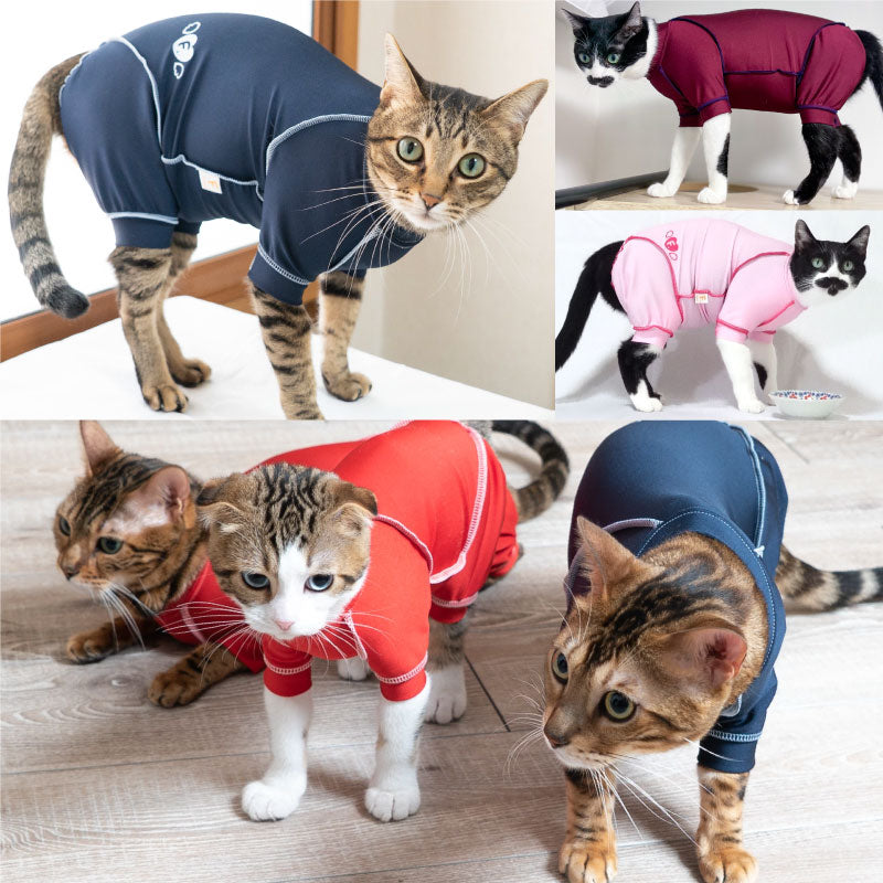 貓用抗菌・除臭機能皮膚保護服(皮膚保護服スキンウエア®)(男女兼用 / 猫用 / 抗菌・除臭材質)