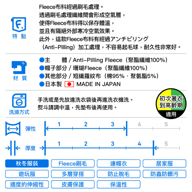 【20%OFF優惠對象】【10/17 0時~10/19 23時59分為止】蓬鬆毛茸絨毛小熊耳朵Fleece連帽背心(臘腸狗・小型犬用)