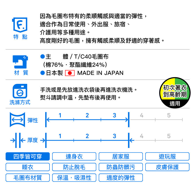 【20%OFF優惠對象】【10/17 0時~10/19 23時59分為止】【2023年秋冬新款】兔耳朵毛圈布居家服(臘腸狗・小型犬)