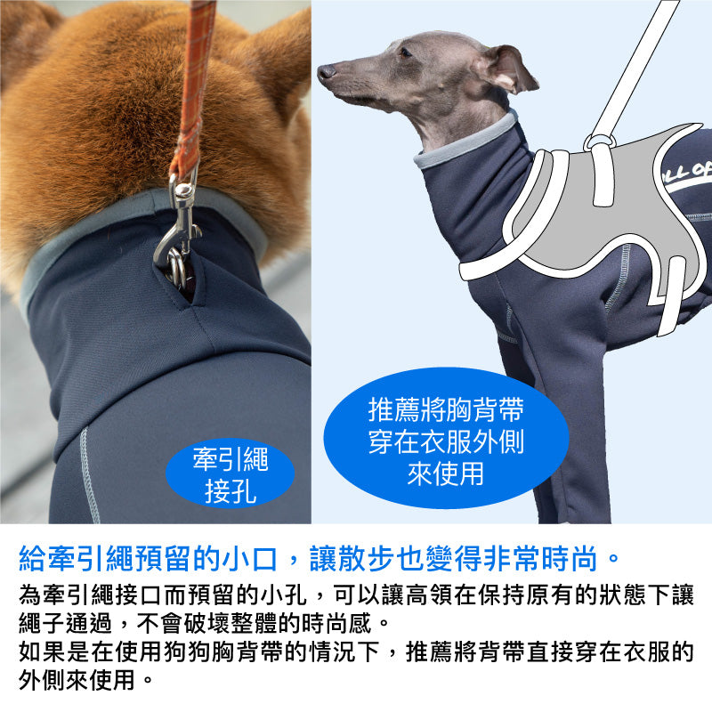 DOGPLAY®內刷毛Rash Guard (大型犬用)