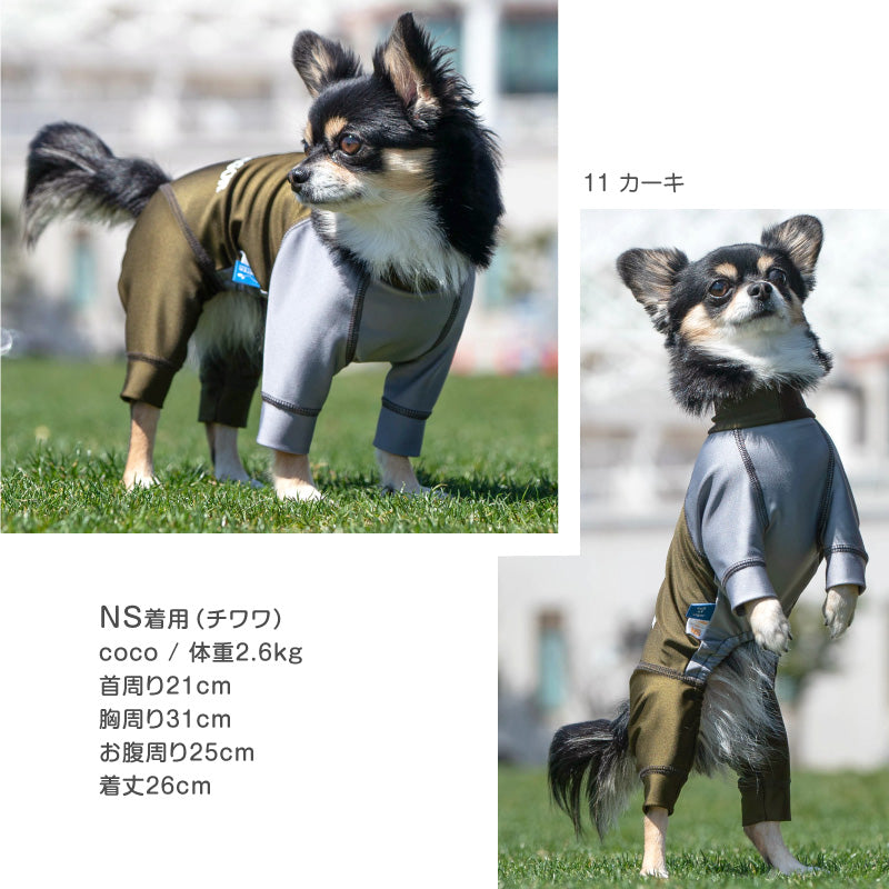 DOGPLAY®雙配色防潑水Rash Guard(臘腸狗・小型犬用)