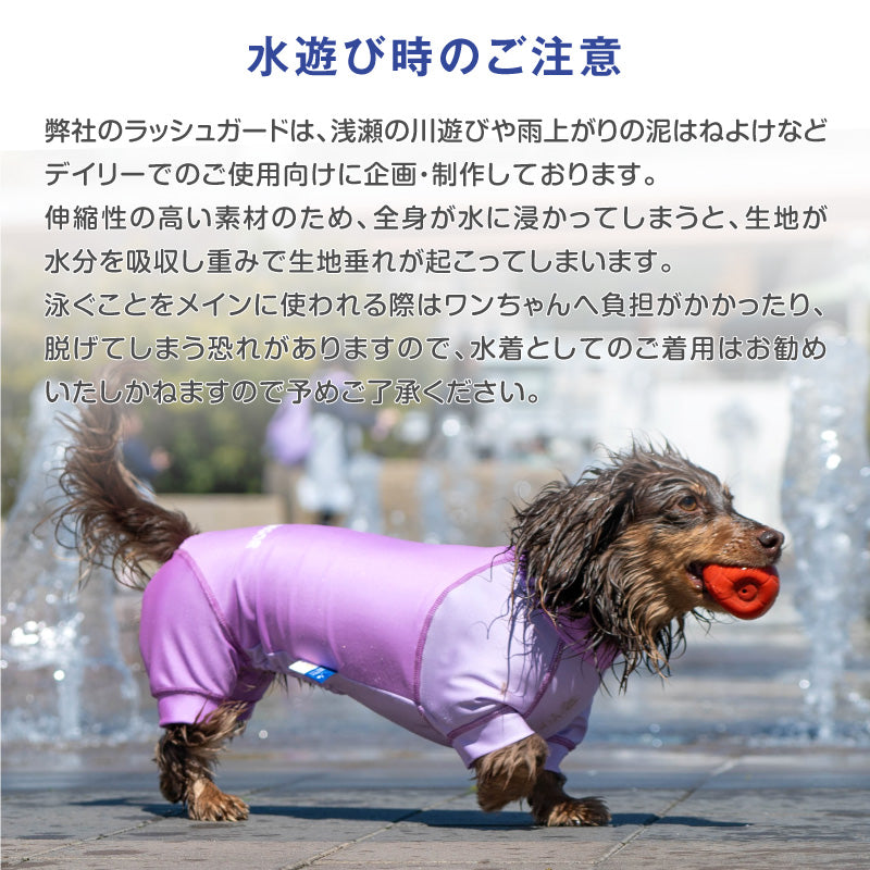 DOGPLAY®雙配色防潑水Rash Guard(臘腸狗・小型犬用)