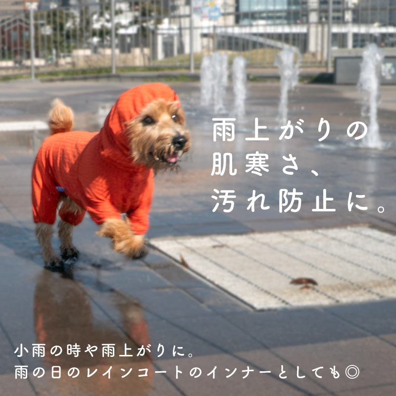 DOGPLAY®防潑水透濕內磨毛Rash Guard（臘腸狗・小型犬用）