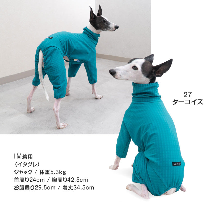 DOGPLAY®防潑水透濕內磨毛Rash Guard（靈緹犬用）