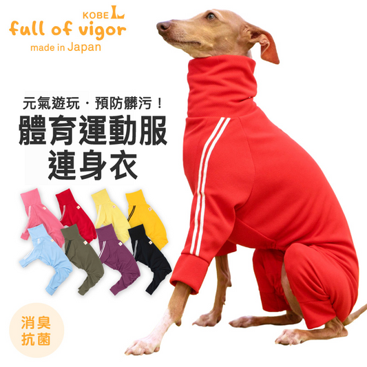 DOGPLAY®體育運動服連身衣（靈緹犬用）